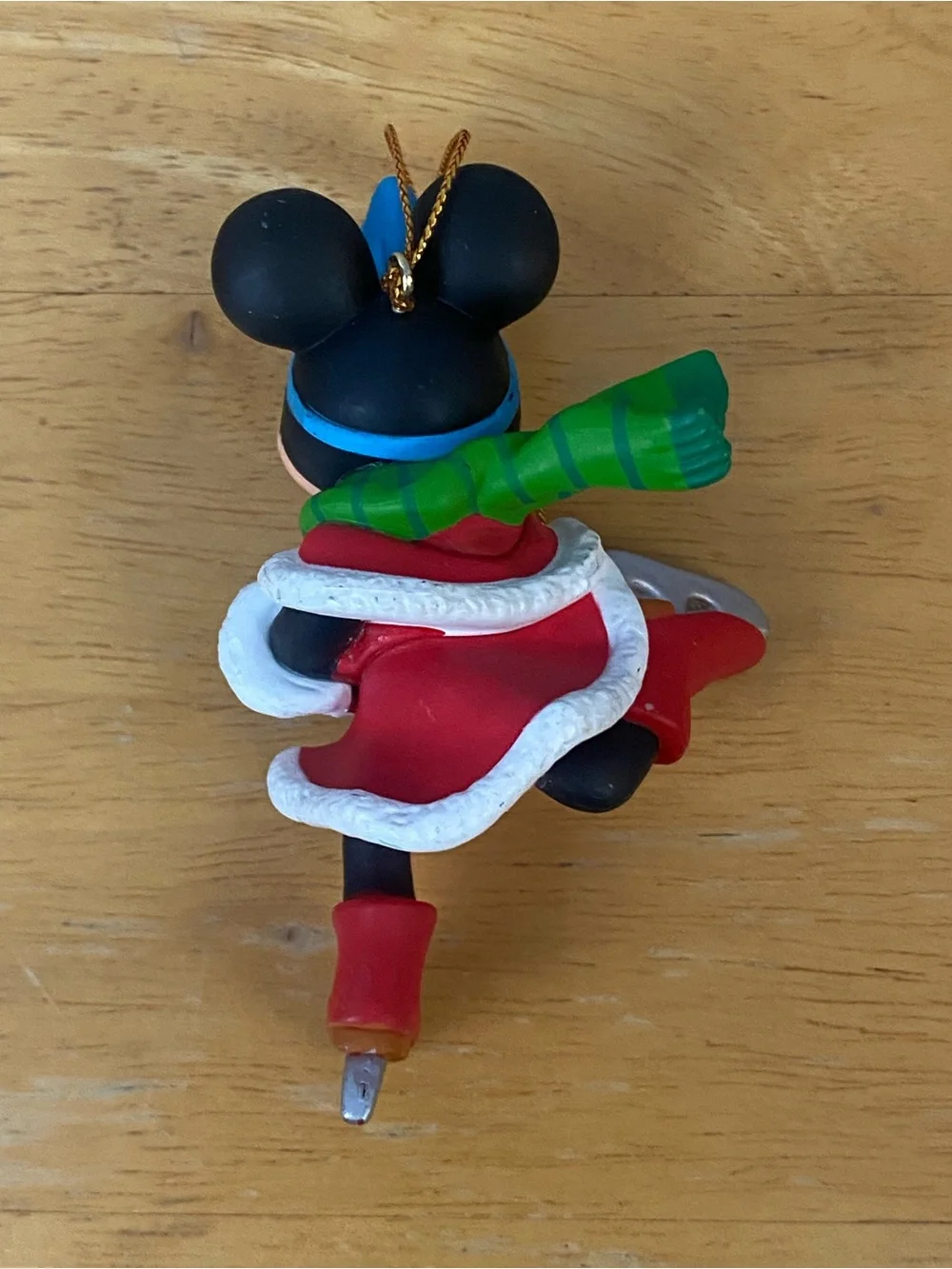 Vintage 90s Grolier Disney Christmas Magic Minnie Mouse Ice Skating Ornament